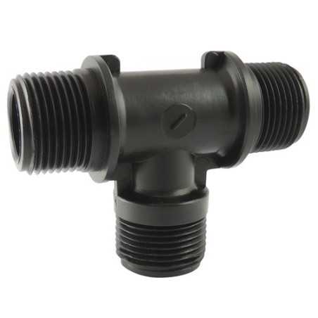 Male male male threaded BSP connection