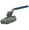 2-piece spherical bushel valve - stainless body 316 - male female