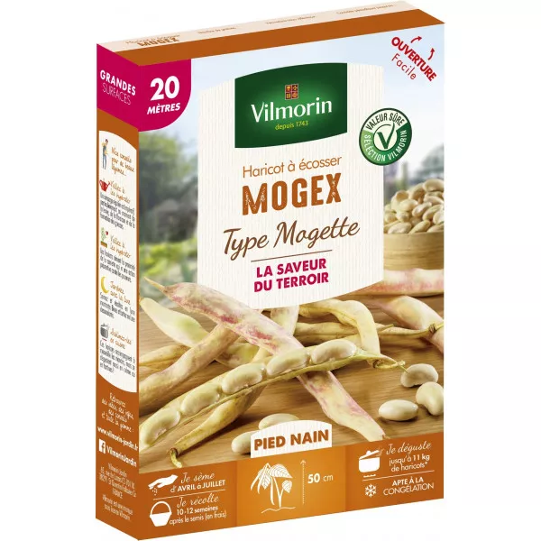 Mogex type Mogette shelling beans 20 meters