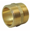 Equal male/male brass nipple