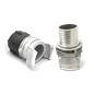 Raccordo S60x6 - simmetrico Guillemin con blocco DN50 e mezzo raccordo con boccola scanalata 55mm Raccordo S60x6 - simmetrico Guillemin con blocco DN50 e mezzo raccordo con boccola scanalata 55mm