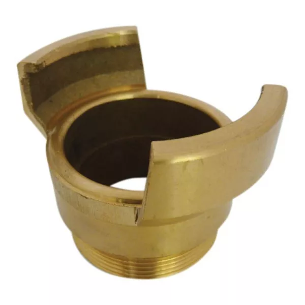 Guillemin half symmetrical coupling without male threaded socket lock in copper alloys