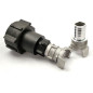 Raccordo S60x6 - simmetrico Guillemin con blocco DN20 e mezzo raccordo con boccola scanalata 25mm Raccordo S60x6 - simmetrico Guillemin con blocco DN20 e mezzo raccordo con boccola scanalata 25mm
