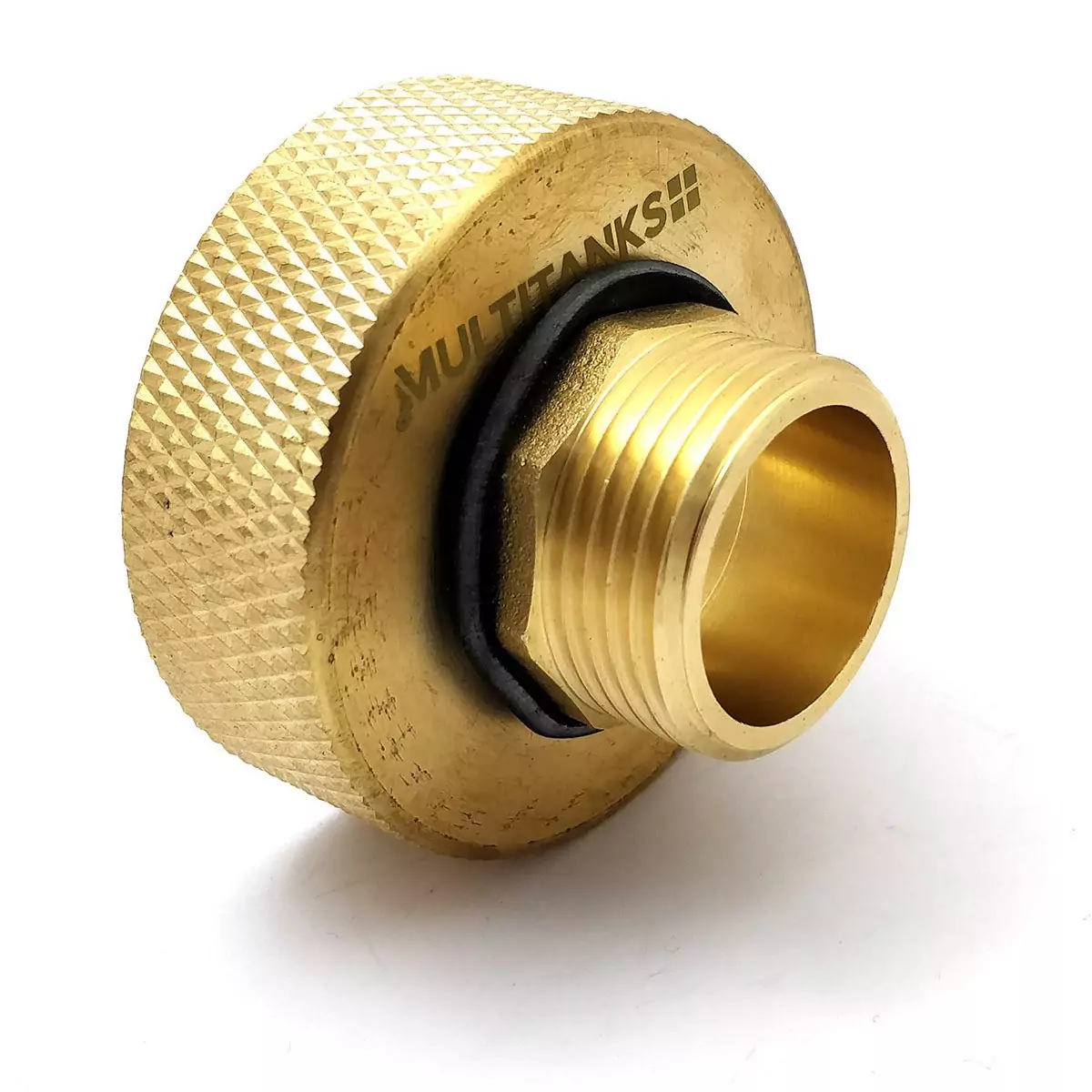 Connector S60x6 - 1 inch threaded male end all brass