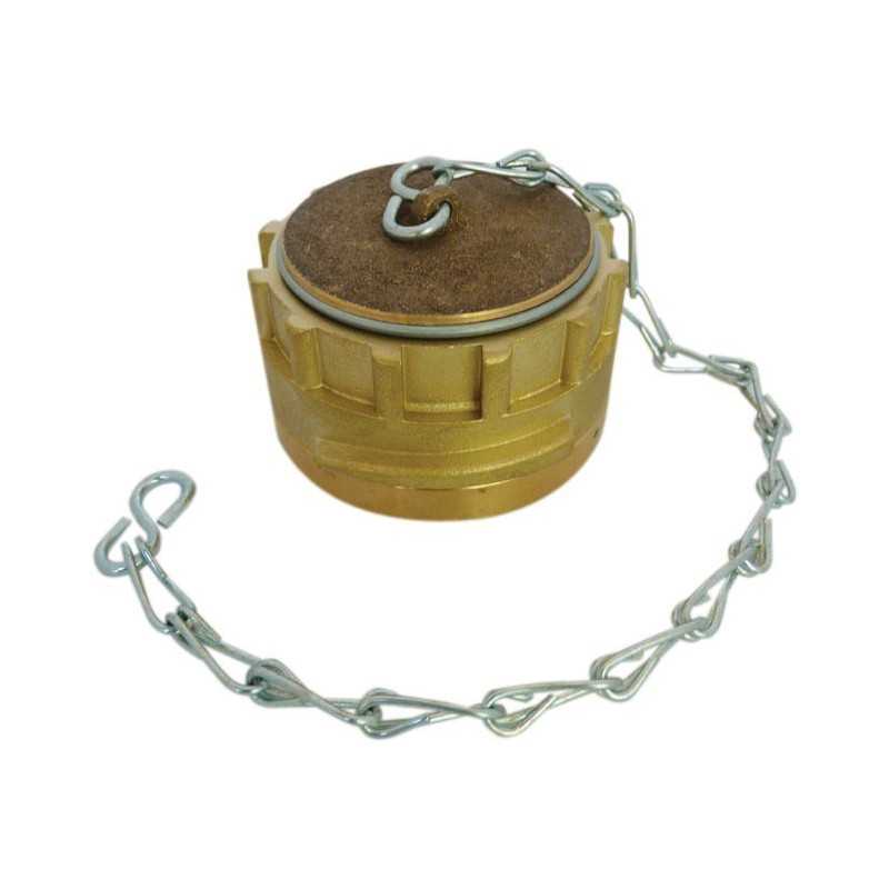 Guillemin Symmetrical Cap, Firefighter, with Lock and Chain in Copper Alloys Guillemin Symmetrical Cap, Firefighter, with Lock and Chain in Copper Alloys