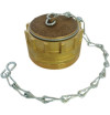 Guillemin symmetrical plug, firefighter, with copper alloy lock and chain