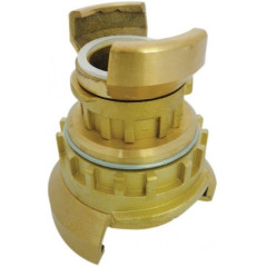 Conector sim&eacute;trico Guillemin, bombero, de reducci&oacute;n con cerrojos en aleaciones cobrizas