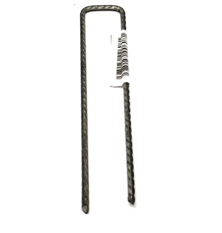 Agrafes métalliques 17cm x 3.5cm pour films paillage Agrafes métalliques 17cm x 3.5cm pour films paillage