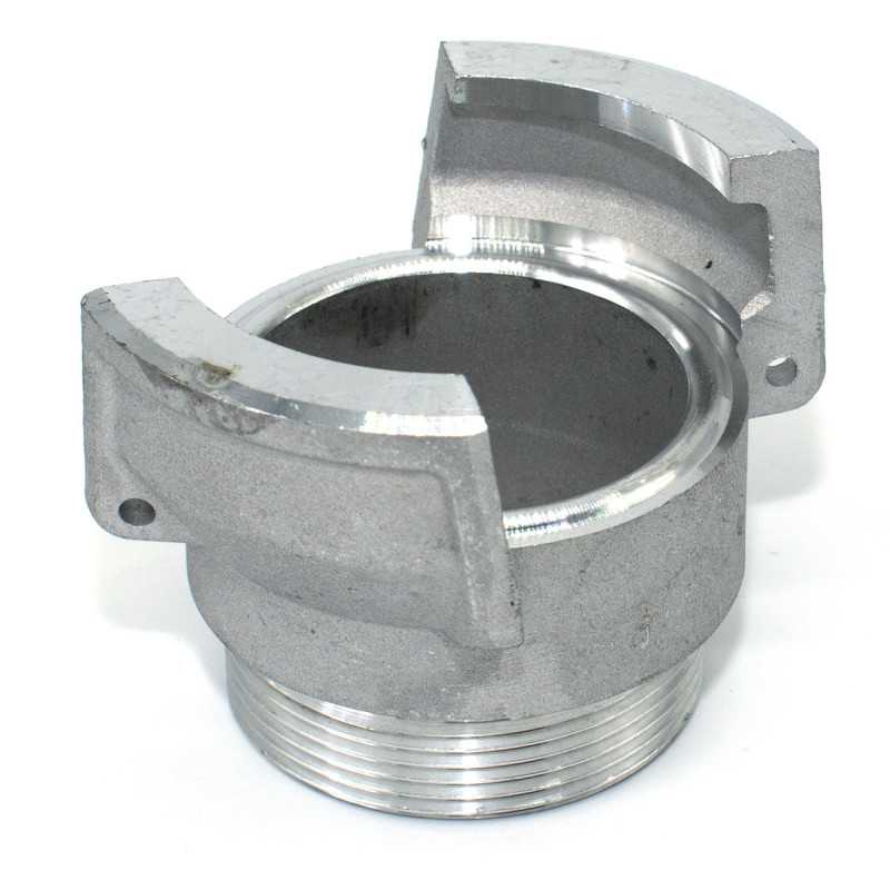 Guillemin Symmetrical Half Coupling, Fire, Without Lock with Male Threaded Socket Guillemin Symmetrical Half Coupling, Fire, Without Lock with Male Threaded Socket