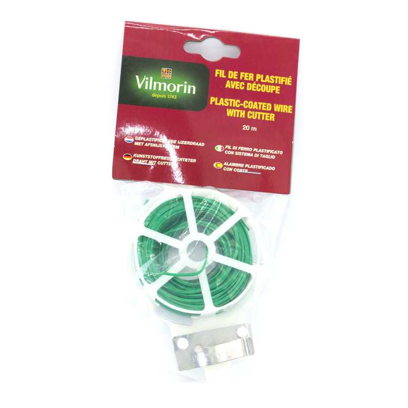 Plastic-coated wire with cutting system 20m length Plastic-coated wire with cutting system 20m length