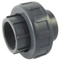 Unión de rosca PVC-U de 3 piezas PN16: La unión roscada