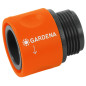 Adaptateur filetage mâle 26,5 mm (G 3/4") - GARDENA Adaptateur filetage mâle 26,5 mm (G 3/4") - GARDENA