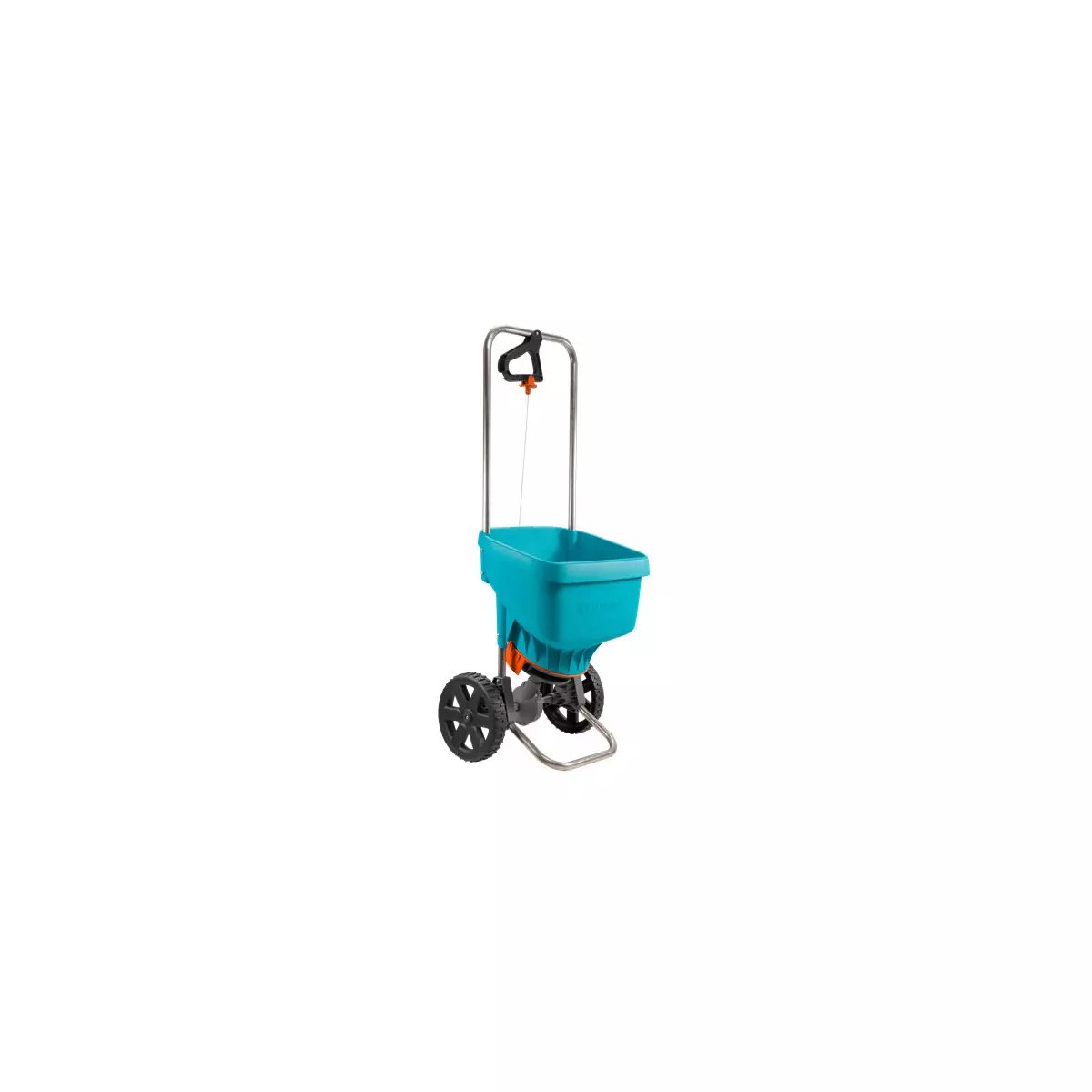 Spreader or fertilizer XL on all-terrain wheels