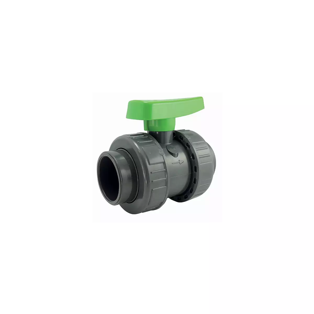 Double Union ball valve - irrigation series - female connection to stick