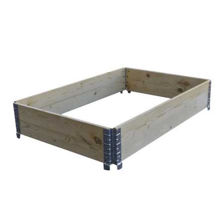 BIOEMPILOBOITE pallet rack in natural wood
