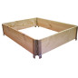 Natural wood vegetable garden square 1000x800mm Natural wood vegetable garden square 1000x800mm