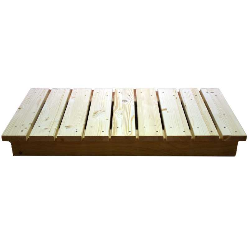 Entarimado base 800mm en madera natural