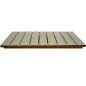 Claie high 800mm natural wood