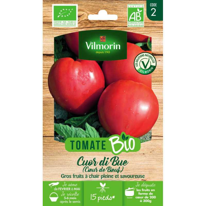 Sobre de semillas de tomate CUOR DI BUE (corazón de buey) BIO Sobre de semillas de tomate CUOR DI BUE (corazón de buey) BIO