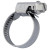WS stainless steel clamp, with slit hewagonal screw