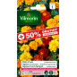Sachet graines Oeillet d'inde Double Nain Varié 50% Gratuit - Tagetes erecta Sachet graines Oeillet d'inde Double Nain Varié 50% Gratuit - Tagetes erecta