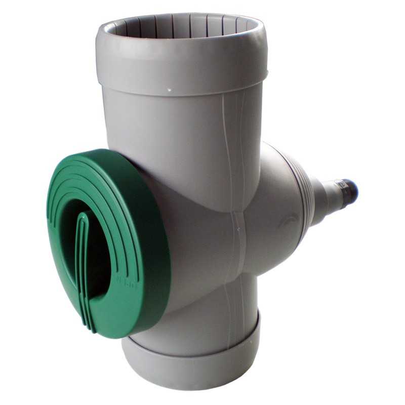Collettore Filtrante Acqua Piovana 3P - Filtro Inox - Per Grondaia Ø 68 a 110 mm Collettore Filtrante Acqua Piovana 3P - Filtro Inox - Per Grondaia Ø 68 a 110 mm