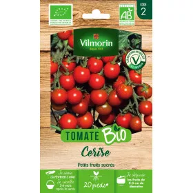 Sachet graines Tomate Cerise BIO - Solanum lycopersicum