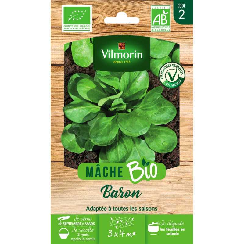 Organic Baron Lamb's Lettuce Seeds Packet