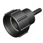 Connessione femminile 2" S60x6 - Dritto Fluted Maschio - 12.5mm (1/2 pollici)