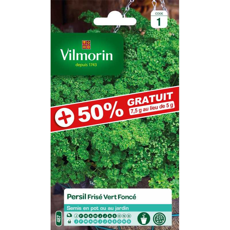 Sobre semillas Perejil rizado verde oscuro +50% GRATIS Sobre semillas Perejil rizado verde oscuro +50% GRATIS
