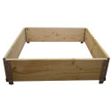 600x600mm natural wood vegetable garden square