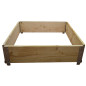 600x600mm quadrato orto in legno naturale