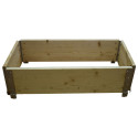 800x400mm natural wood vegetable garden square
