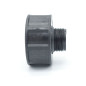 Female connection S60x6 - male output 1'' BSP or female 3/4'' BSP