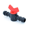 Mini fluted valve for micro-irrigation