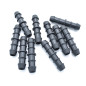Lot de 10 raccords de jonction cannelés 16x16 pour micro irrigation Lot de 10 raccords de jonction cannelés 16x16 pour micro irrigation