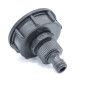 Raccordo S60x6 con attacco maschio per cisterna 1000 litri Raccordo S60x6 con attacco maschio per cisterna 1000 litri