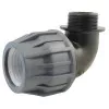 Male thread compression 90% elbow for pool hose