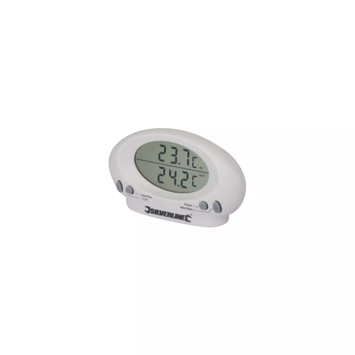 Indoor / outdoor thermometer -50 ° C to + 70 ° C silverline 675133