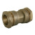 Brass compression mating sleeve for PE tube