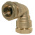 Brass compression equal elbow