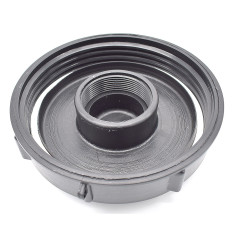 Tapa Depósito IBC 150mm | Apertura Central 2'' | Polipropileno Negro