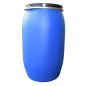 Fut / Canister 220 liters blue EMPTY with full opening Fut / Canister 220 liters blue EMPTY with full opening