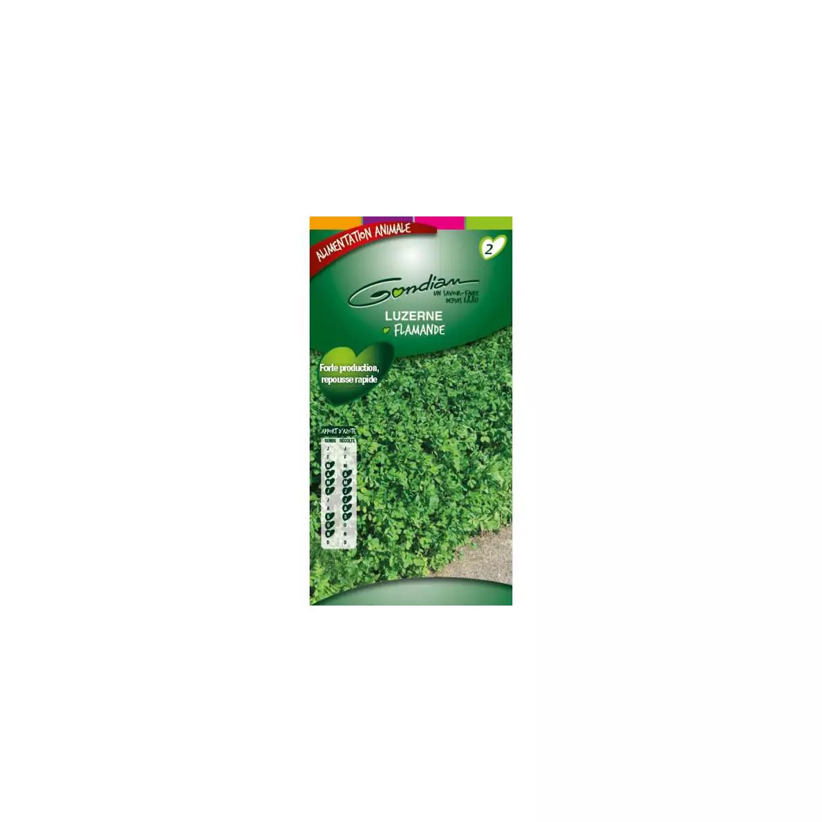 La alfalfa flamenca El abono verde 500gr Vilmorin - 200 m2
