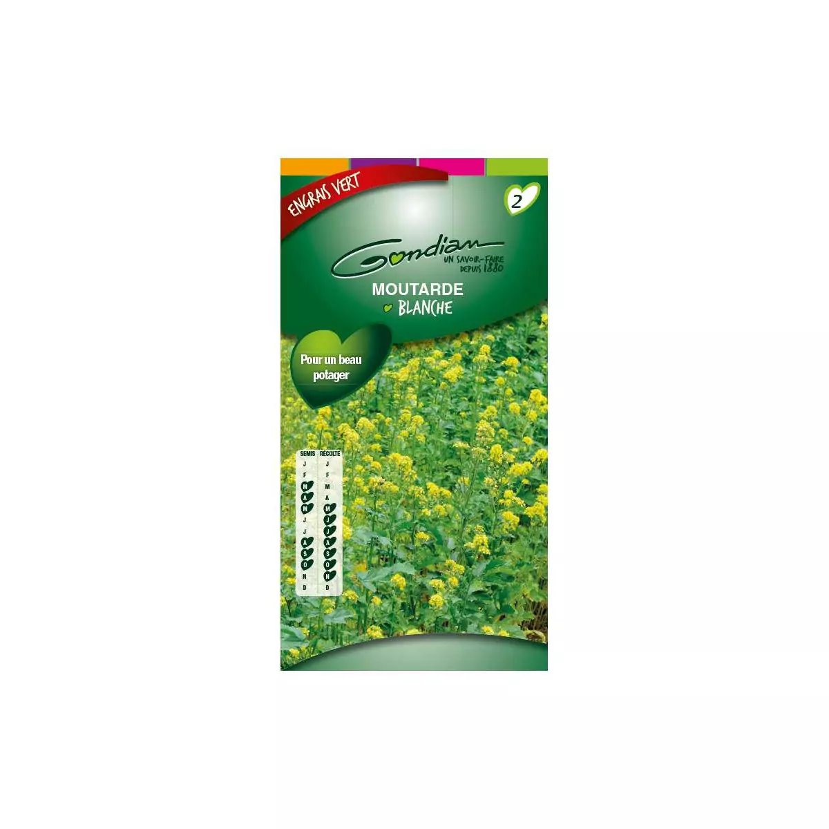 White mustard Fertilizer green 100gr 100m²