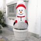 Copertura invernale decorativa Pupazzo di neve 130x160cm Copertura invernale decorativa Pupazzo di neve 130x160cm