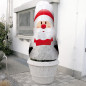 Copertura invernale decorativa Babbo Natale 130x160cm Copertura invernale decorativa Babbo Natale 130x160cm