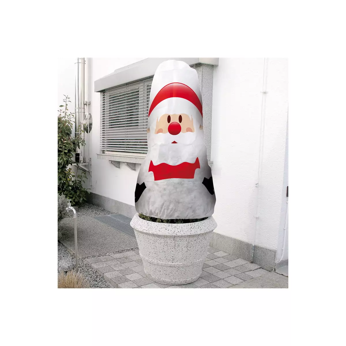 Decorative winter holster snowman 130x160cm