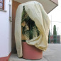 Housse d'hivernage et de protection pour plantes 250x350cm avec fermeture glissière Housse d'hivernage et de protection pour plantes 250x350cm avec fermeture glissière