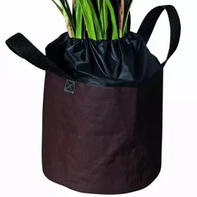 Frost protection bag L Ø 40 x 35 cm brown for plants in pots